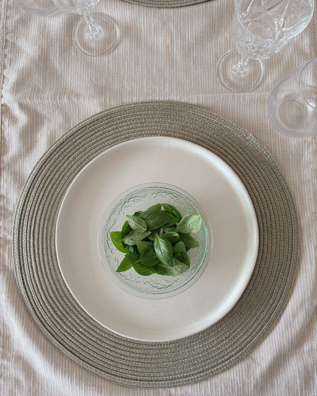Diner plate vanilla