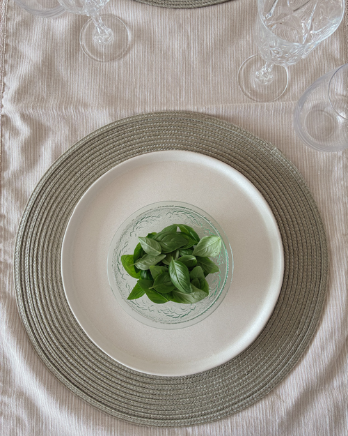 Diner plate vanilla
