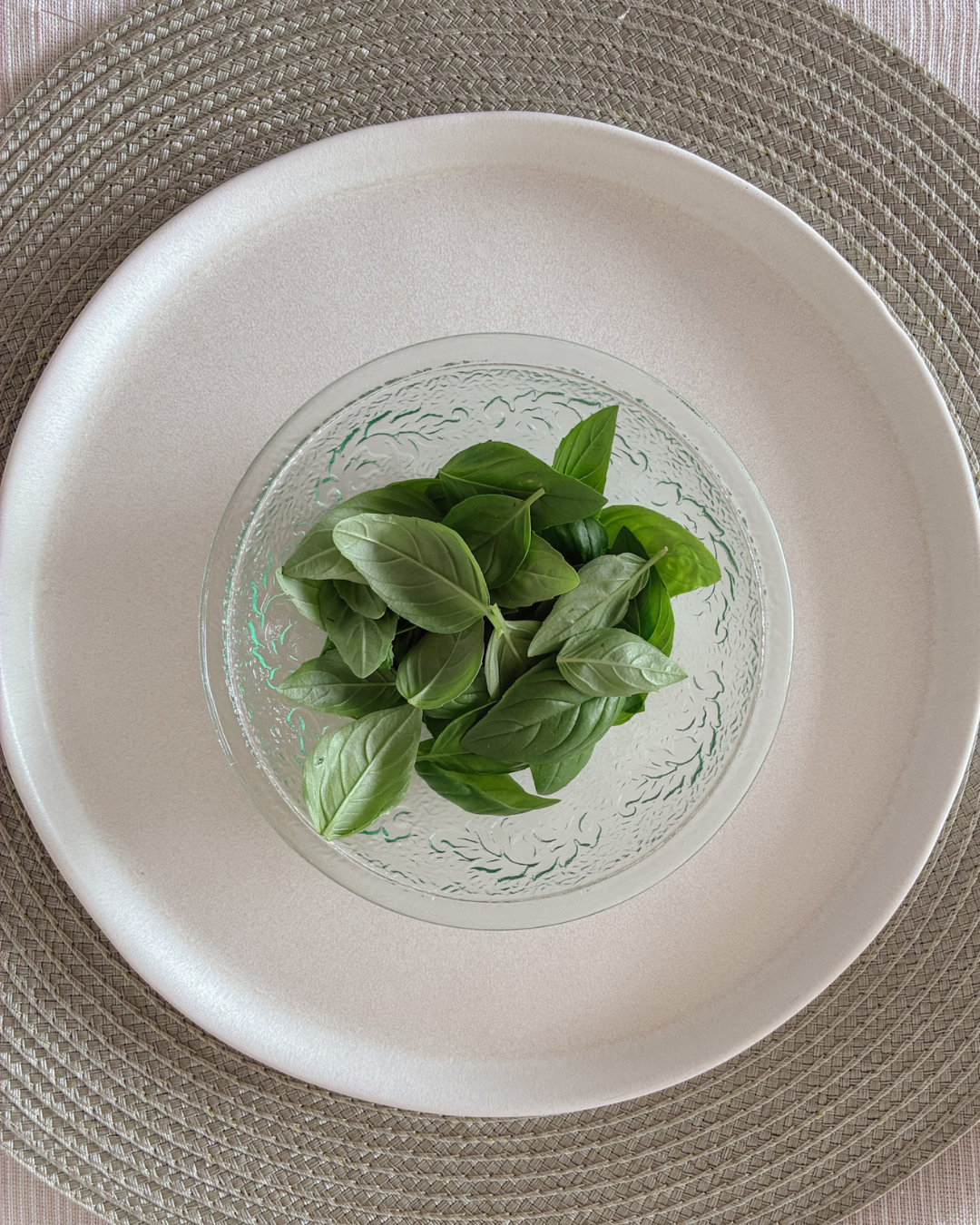 Vintage bowl of glass