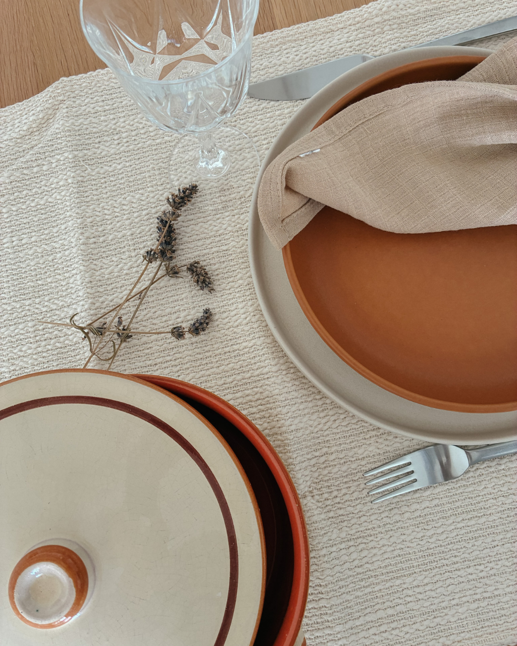 Dinerbord vanillie