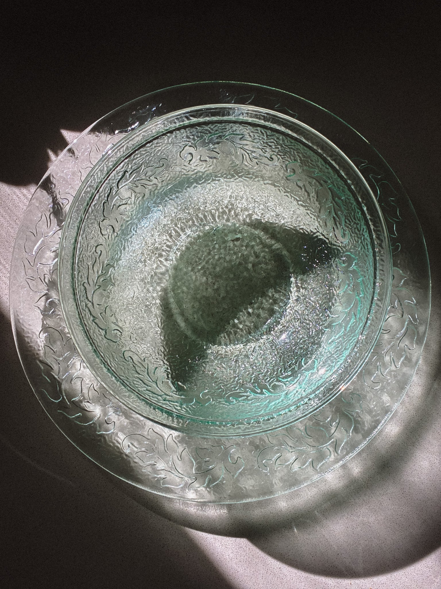 Vintage bowl of glass